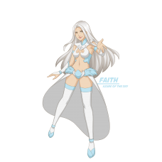 Faith Azure of the Sky Poster